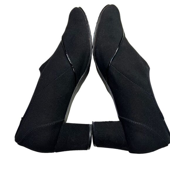 Soft Style Glori Pumps, Women's Sz 10 Wide, Black Stretch NEW MSRP $54.95 - Picture 8 of 9